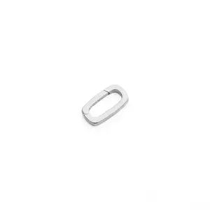 Charm Holder Silver, Oval