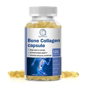 BBEEAAUU Bone Collagen Capsules - Supports Joint, Bone & Skin Health - 120 Capsules