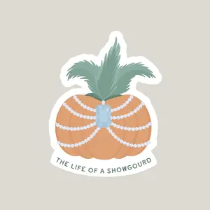 The Life of a Show-Gourd Sticker