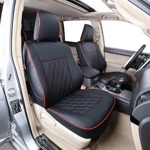 EKR Custom Fit Toyota 4Runner Car Seat Covers (Fits 2010-2026) 5/7-Seats Full Leather Black Waterproof Stain-Resistant Easy Install All-Season Car Seat Protection Interior Upgrade 2-Year Warranty fathersdaygift