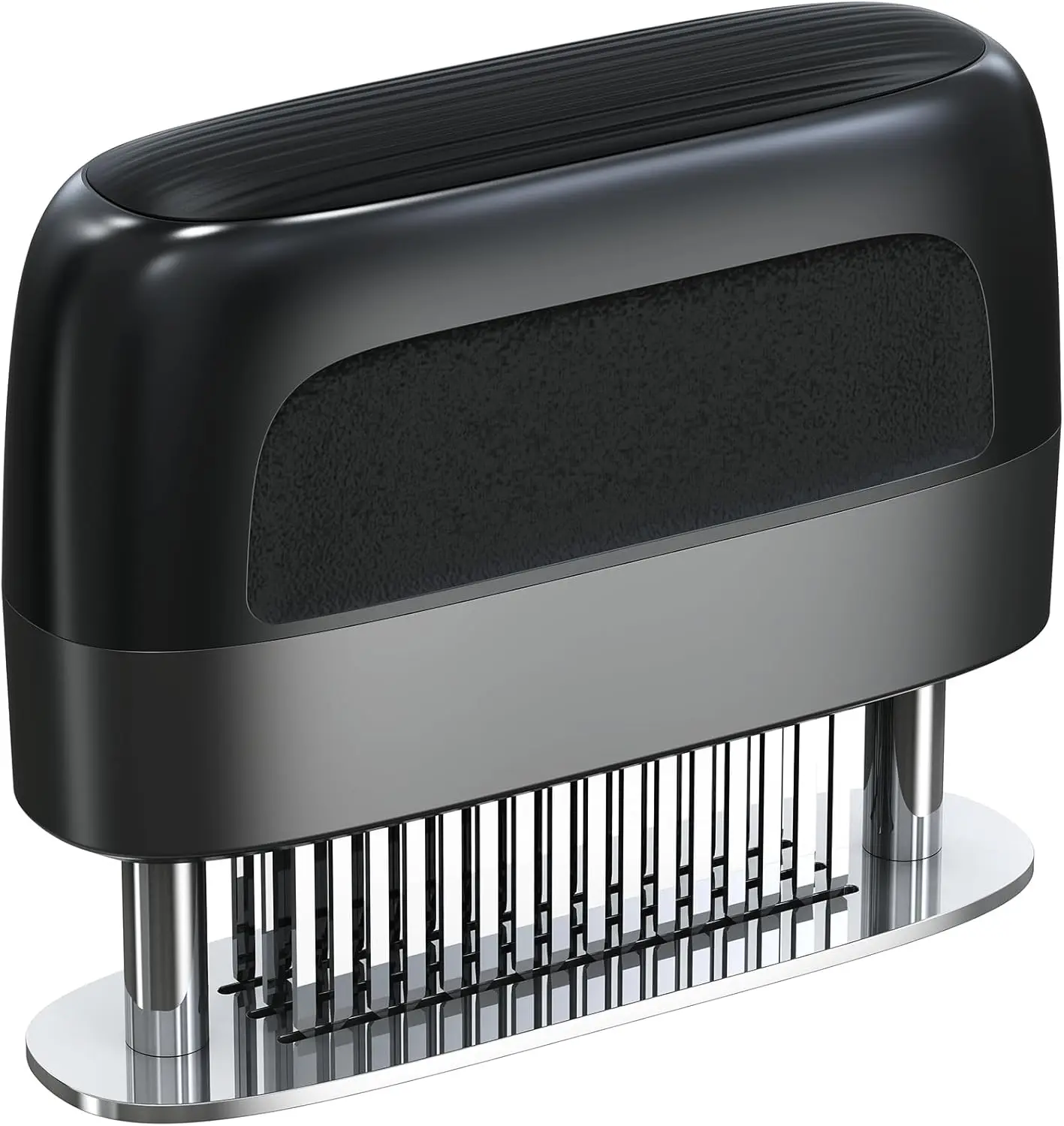 【SummerVibes】Stainless Steel Meat Tenderizer Tool 48 Ultra-sharp Needle Blades, No Detachable Needed for Easy Cleaning, Heavy-Duty Meat Tenderizer for Steak Chicken Pork Lamb, No More Mallet or Meat Hammer