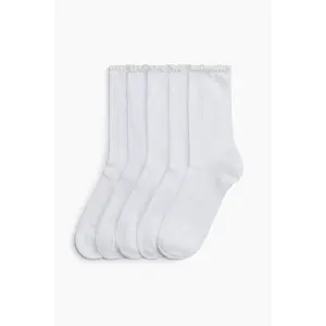 H&M 5-pack pointelle-knit socks