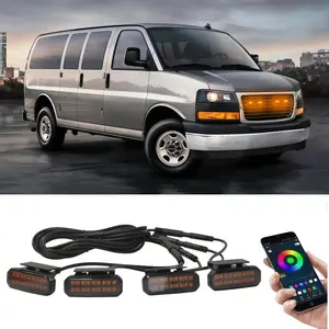 LED Front Grille Light for SAVANA PASSENGER SAVANACARGO SAVANA CUTAWAY Car Daytime Running Light Wheel Eyebrow Lamp 12V Enhance Visibility and Safety