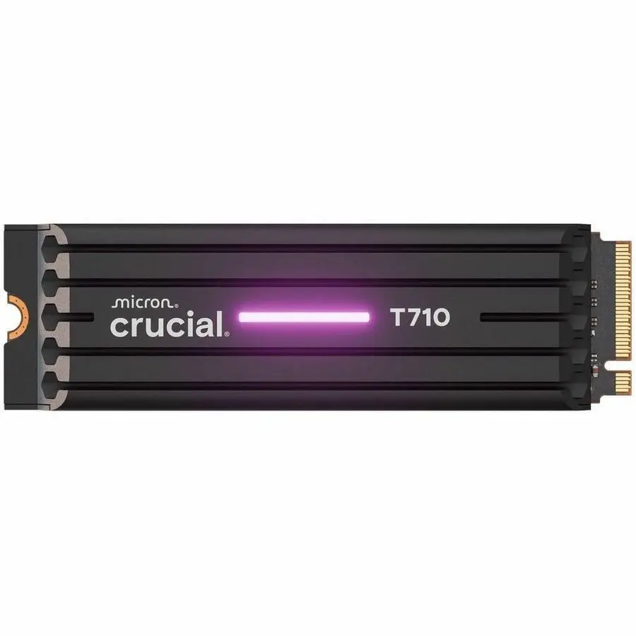 Crucial T710 1TB Internal SSD, M.2 2280 Form Factor, NVMe PCIe Interface for Desktop Data Storage