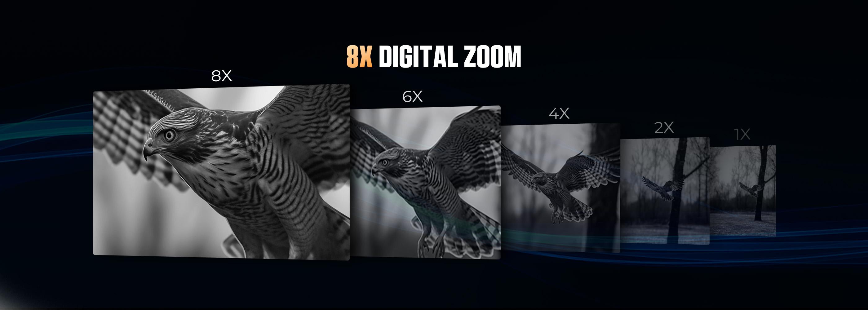 CIGMAN 4K Head-mounted Night Vision Goggles & Binoculars, Infrared NVG with Manual Focus, 8x Zoom Includes, 64GB Memory Card, f/1.0 Aperture Flashlight, Ideal for Hunting,Camping,Telescope Hiking Essentials, Best Gift For Men SpringStateme