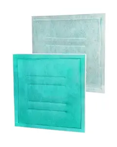 FilterAUC Paint Booth Tacky Intake Filter Pad Series 55，Spray Booth Intake Filter with Internal Wire Support Frame