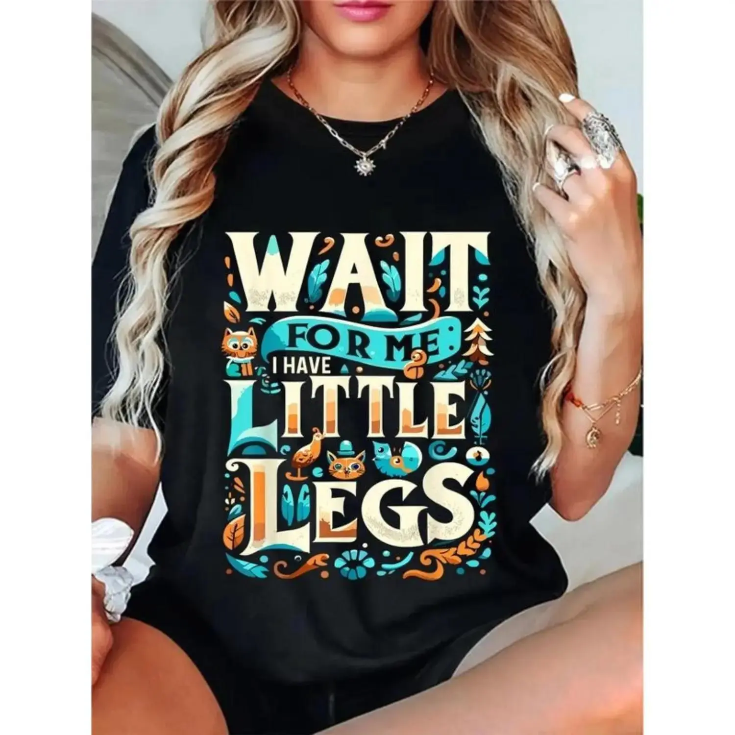 Comfortable Cotton Shirt with Quirky Quote for Petite Men