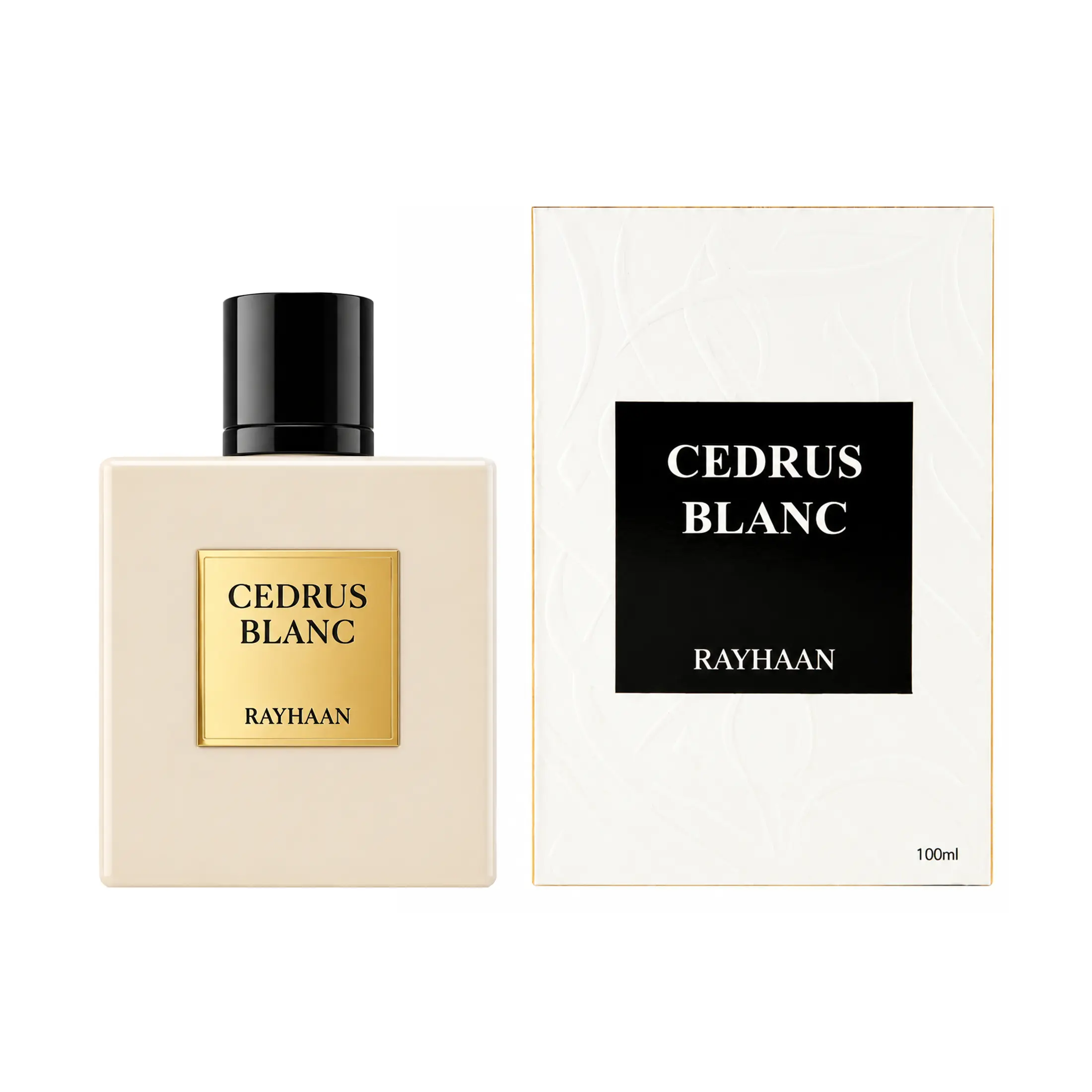 Rayhaan Cedrus Blanc for Unisex Eau de Parfum Spray, 3.4 Ounce