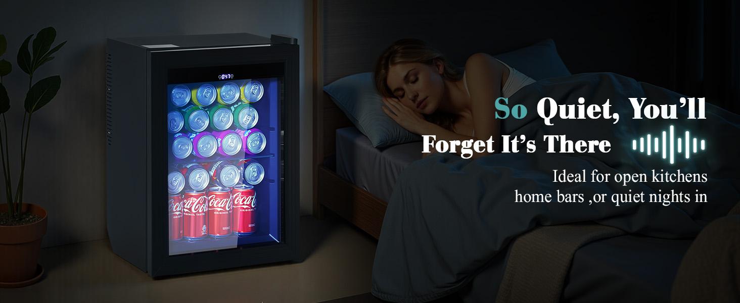 [Ships in 2 Boxes] AMERLIFE 60" Farmhouse Coffee Bar Cabinet with Beverage Fridge (Included), Wine Bar Cabinet with Drawer Storage, Mini Fridge Cabinet, Sideboard Cabinet for Dining Room, Living Room