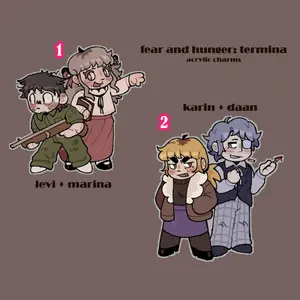 fear and hunger 2: termina | acrylic charms
