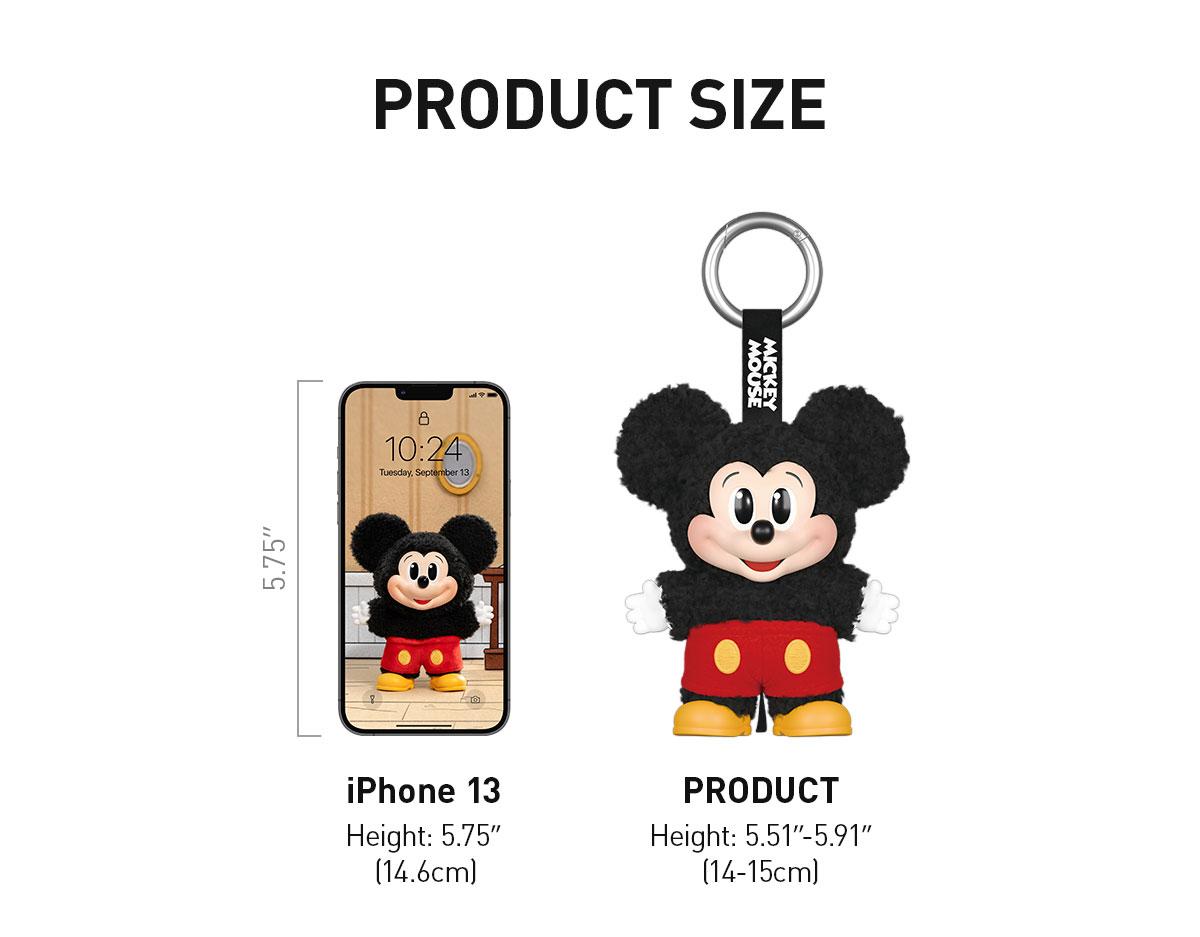 POP MART Mickey Family Cute Together Keychain Series Figures Blind Box, Collectible Toys,summerwins