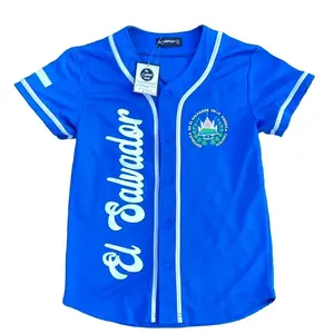 EL SALVADOR Baseball Jersey for Men and Women, Gift for fan, Baseball Team Jersey