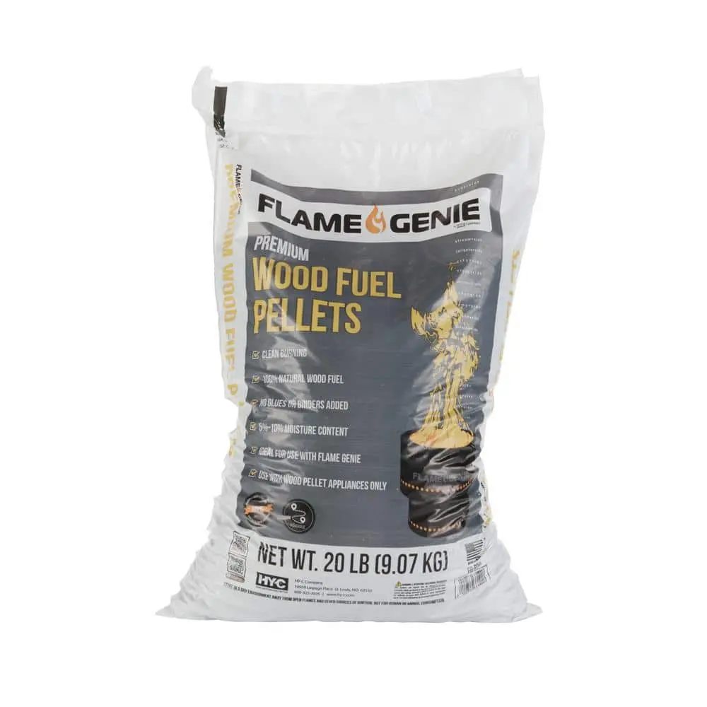 Flame Genie FG-P20 Premium Wood Pellets for Fire Pits, Single Bag