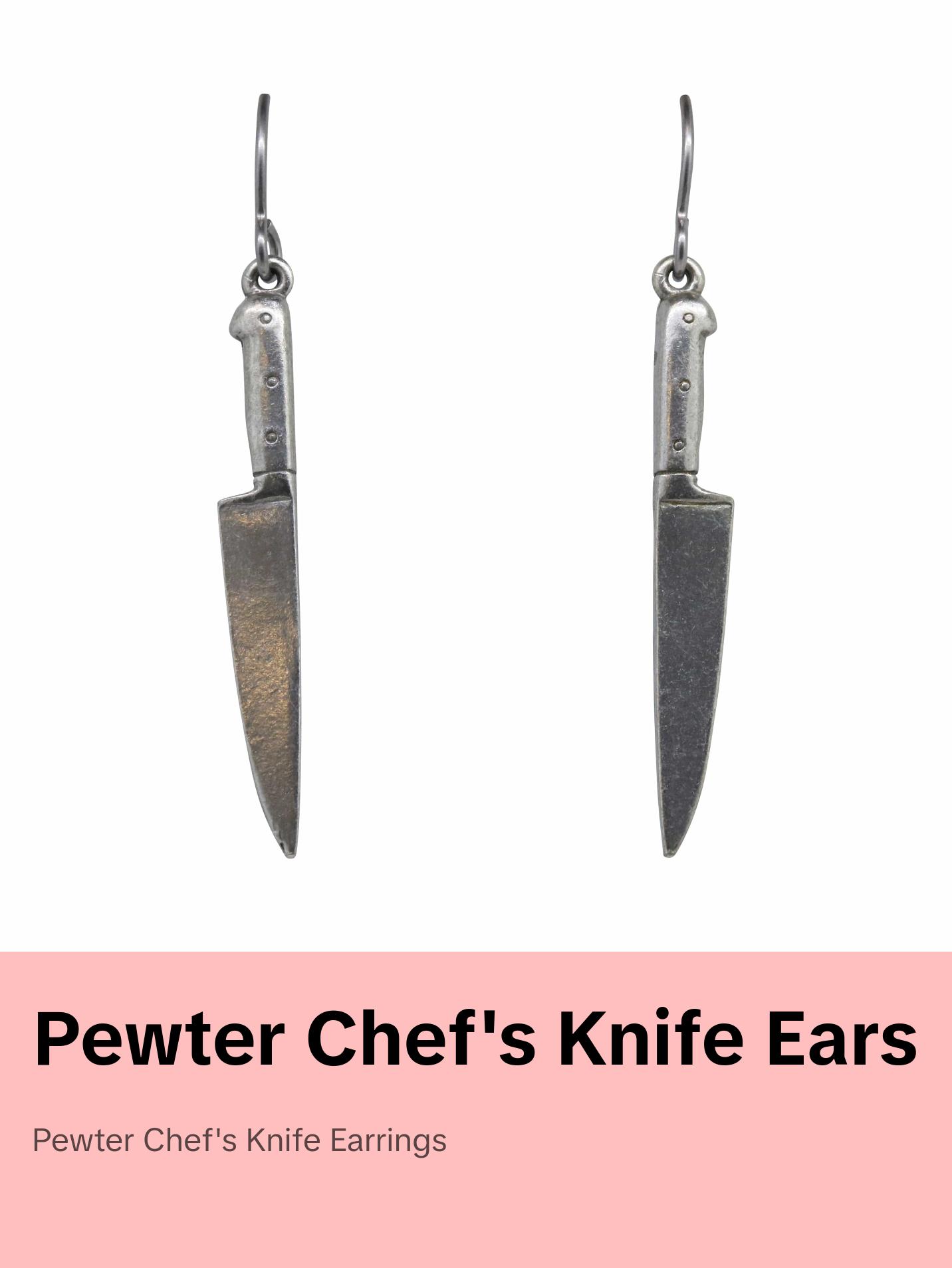 Chef's Knife Earrings