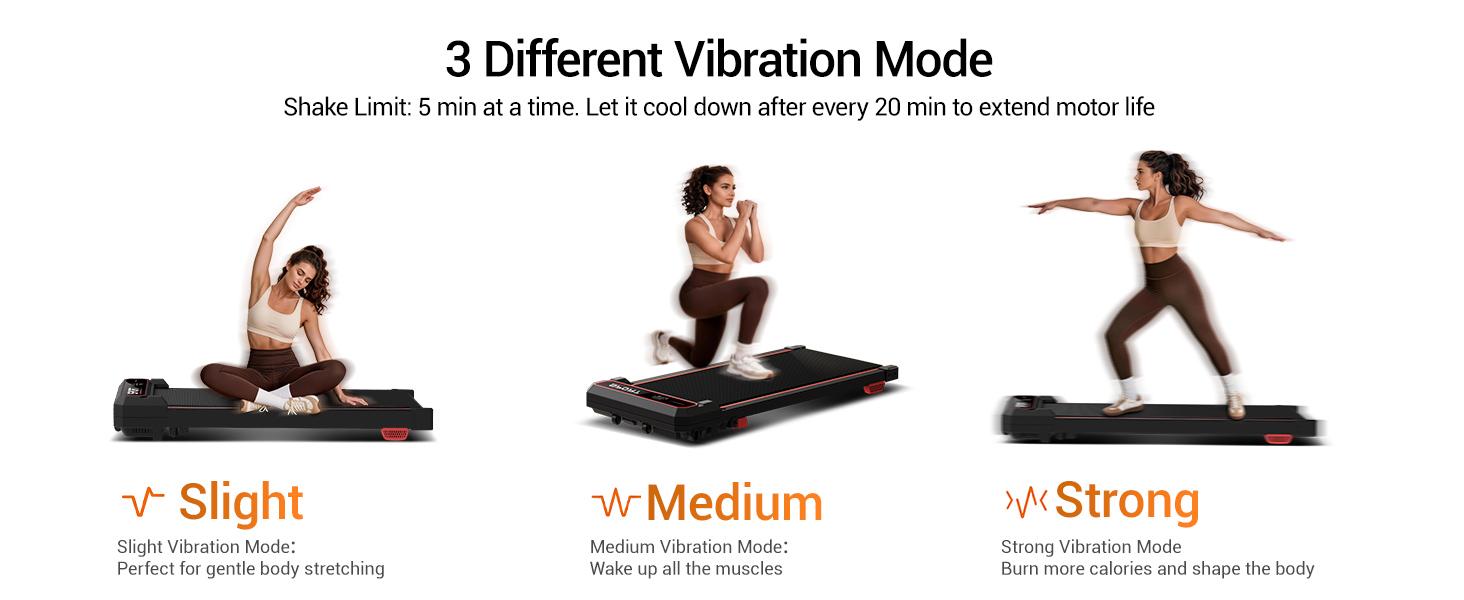 UMAY 3 Mode Vibration Treadmill with 15 Percent Incline and Remote Control 3.0HP Under 45dB 265LBS Capacity Portable Walking Pad for Home Office Desk Workers tiktokshopbacktoschool