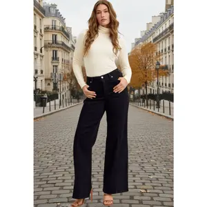 Judy Blue High Waist Retro Wide Leg Jeans