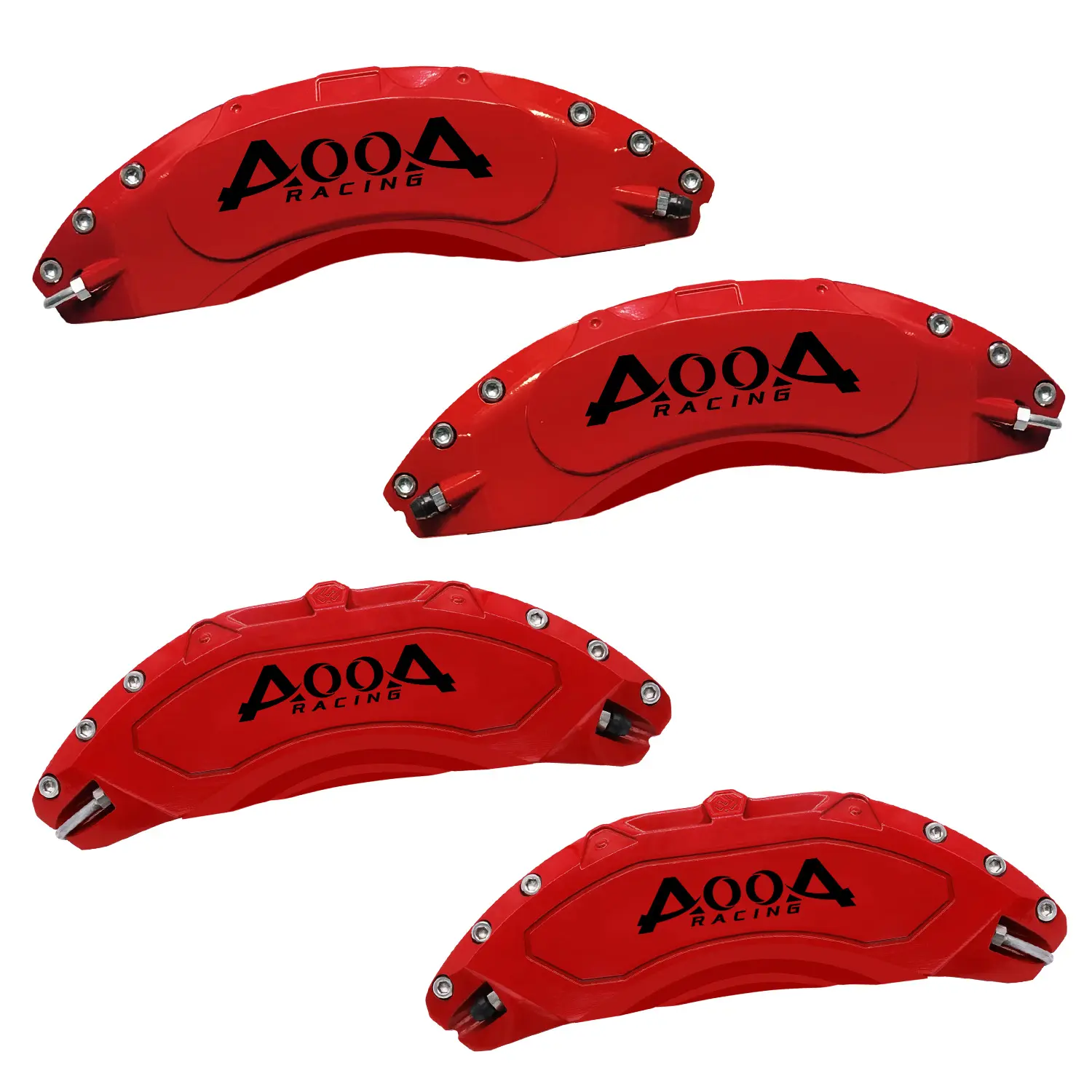 AOOA Racing Caliper Covers Aluminum Brake Caliper Covers Fit for Chevrolet Corvette(front and rear)