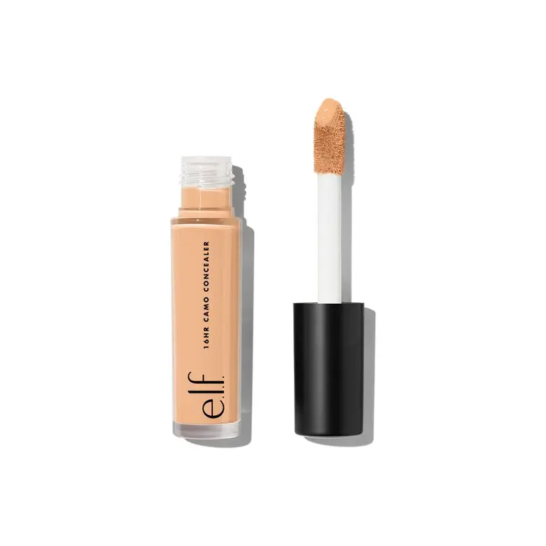 e.l.f. 16HR Camo Concealer - Full Coverage Matte Liquid Concealer, Long-Lasting & Crease-Resistant, Vegan & Cruelty-Free