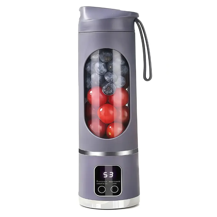 Mini Portable Juicer Blender Cup, USB Rechargeable Smoothie Maker, Electric Personal Blender for Fruit Juice, Shakes & Baby Food, Leakproof Easy Clean Design, Travel Blender for Home, Office, Gym & School blender vegetable juicing