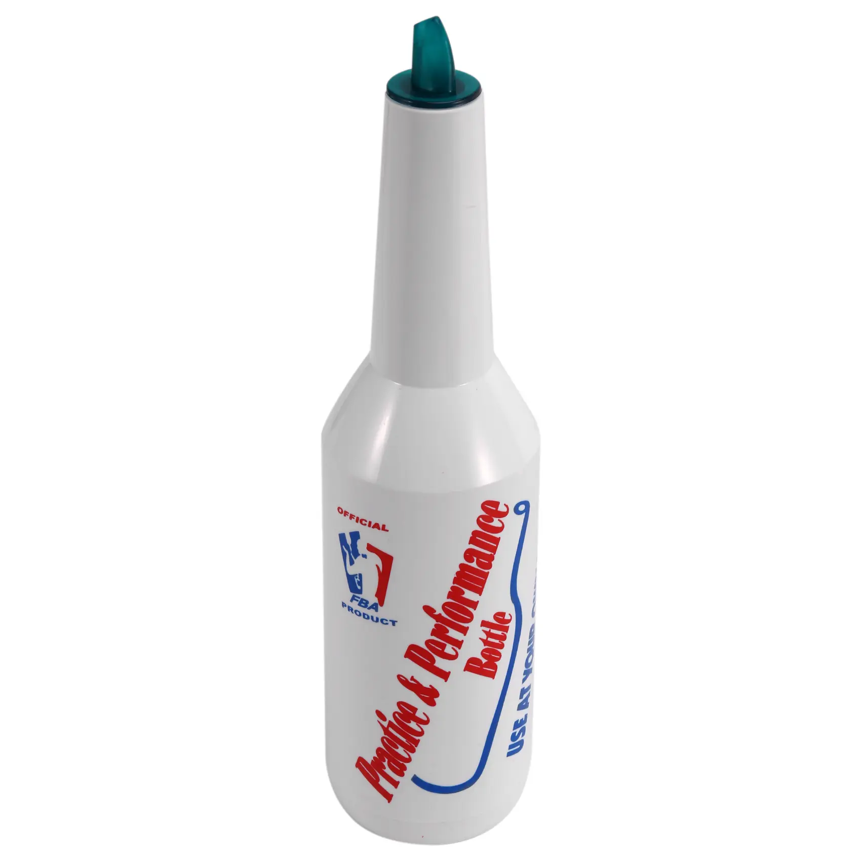 Plastic Flair Bartender Practice Bar Bottle - 1x1L Easy-to-Handle Weighted Base Tool, White Pub Wine Cocktail Shaker for Self & Friends to Learn Flair Moves Like Pros, Durable, Economy And Practical