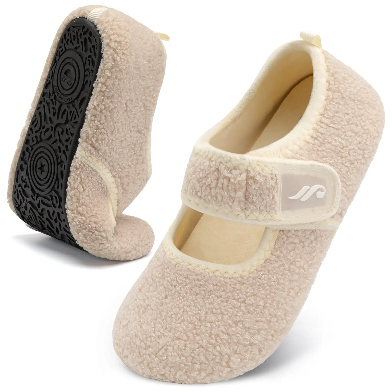 Leisfit Women's Wide Adjustable Slippers - Diabetic, Soft, Non-Slip, Indoor-Outdoor Walking Shoes for Women, Men, Anti Slip Women's Fashion Slippers