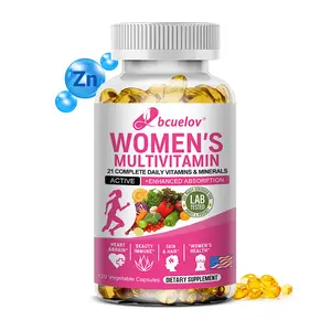 Bcuelov Women's Multivitamin Health Supplements,Supports Women's Functional Balance and Immune Health,120 Capsule