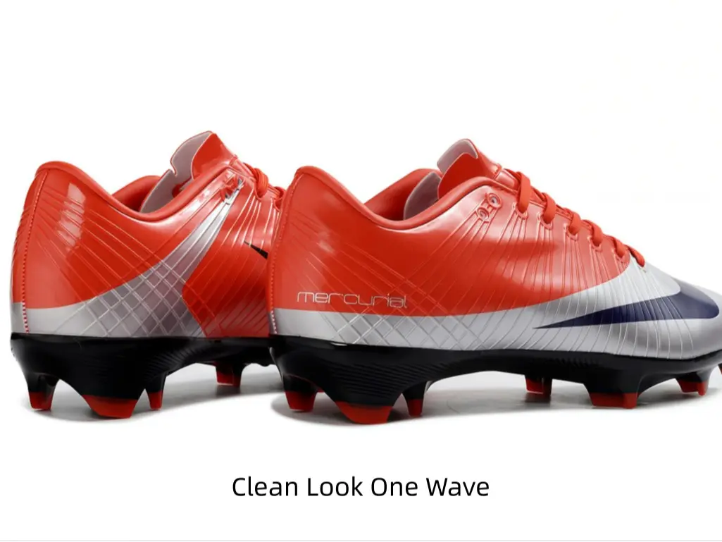 Gradient Speed Soccer Cleats - Soccer Shoes, Football Shoes, Ribbed Wave Texture Upper, Aerodynamic Firm-Ground Stud Sole for Explosive Acceleration