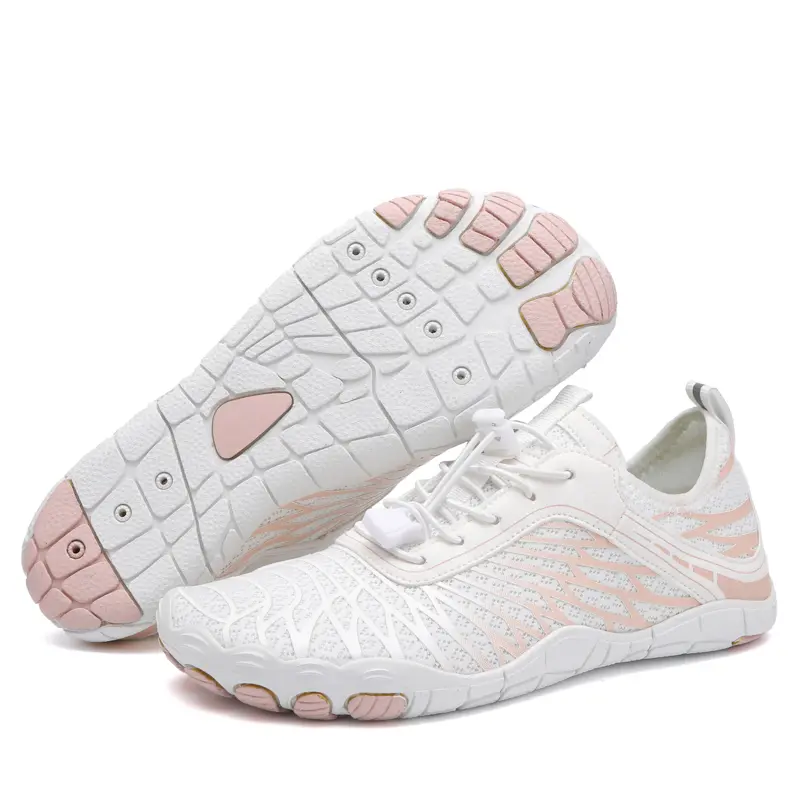 Reazuoy Women's Barefoot Shoes - Slip-On Casual Trainers with Breathable Wide Toe Box, 0-Drop Sole, Foldable, Bunion-Friendly, Non-Slip Outsole, Lightweight for Gym Training, Outdoors, Lakes
