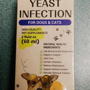 Dog Ear & Skin Relief Drops, Yeast Infection Treatment for Dogs –  60ml | Soothes Itching, Supports Healthy Ears & Skin, Allergy Relief for Puppies & Dogs