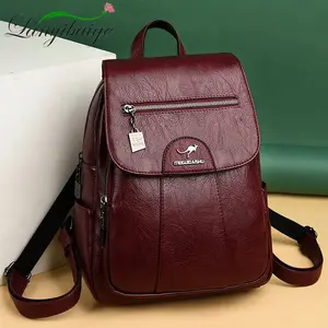 Timeless Vintage Leather Backpack for Women on the Go
