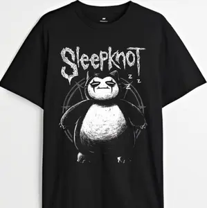 Pocket Monsters Anime T-shirt & Sweatshirt Snorlax Sleepknot Graphic Tee Anime & Manga Gifts for Fans