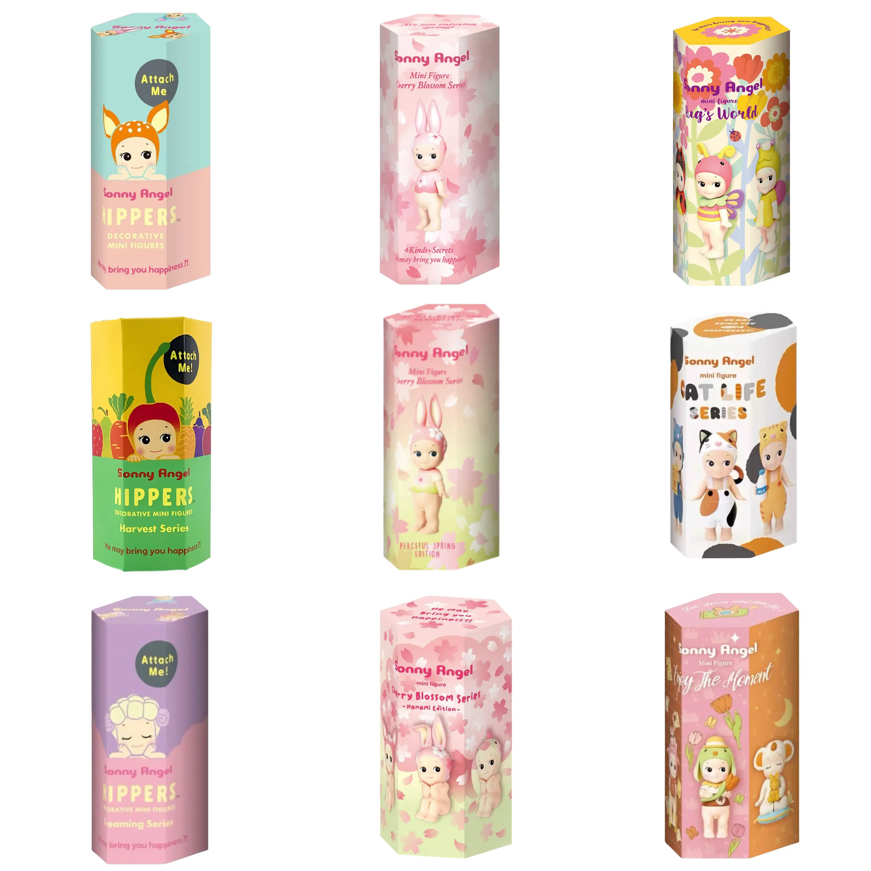 Sonny Angels Series |  Kawaii Collectible Toy Desk Decor Gift | Collectible figures sealed Blind box - Halloween Gift