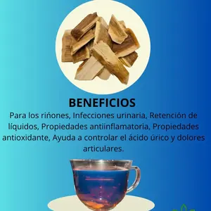 Palo azul, té natural, para riñones, retención de líquidos, circulación, ácido urico y más  Healthcare