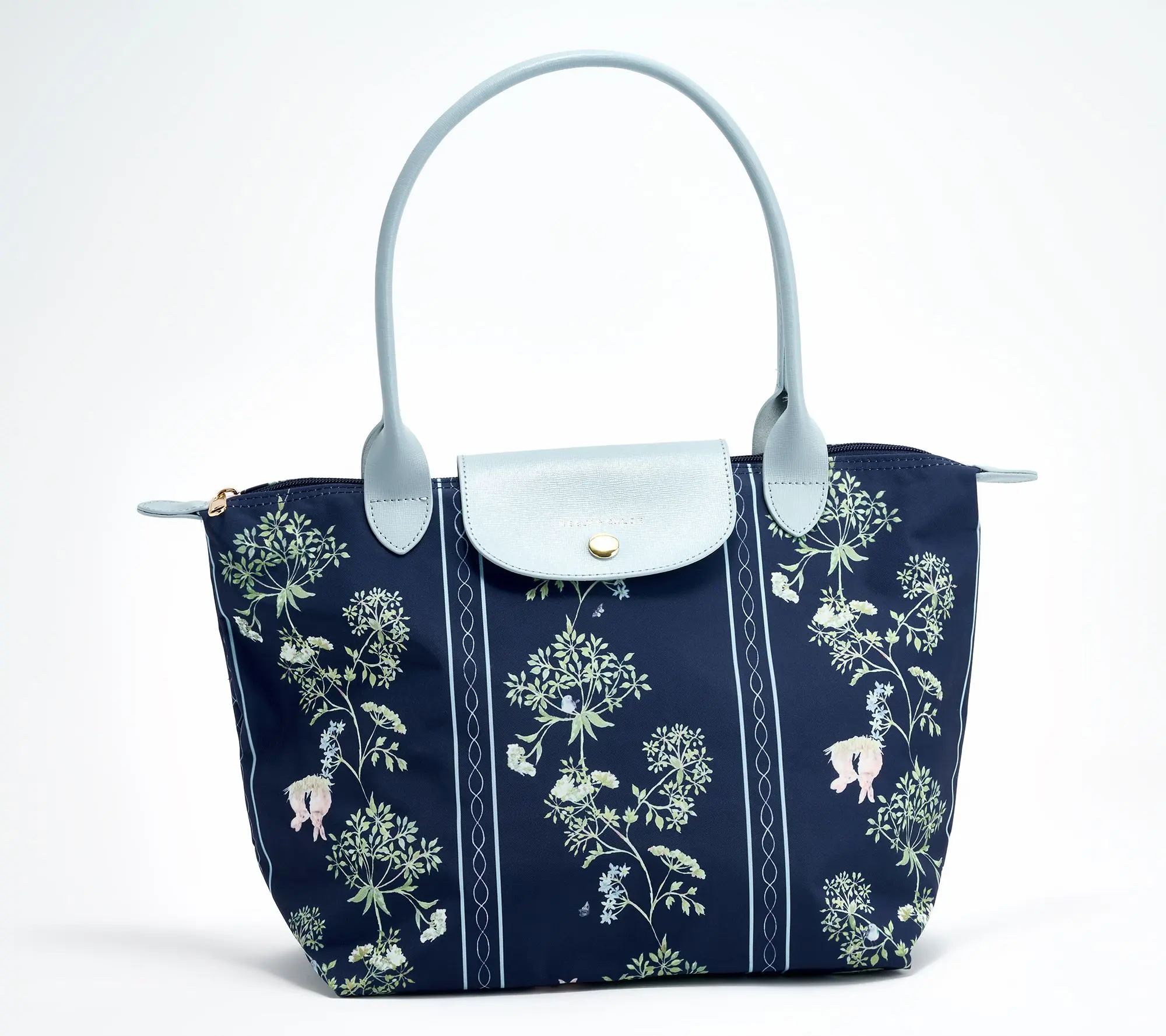 Neely & Chloe x QVC Packable Shoulder Bag w/ Leather Trim