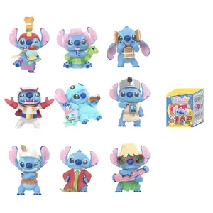【TOPTOY】Disney Stitch In Cute Outfits Series Figure Blind Box, Cute Figures, Desktop Ornament, Collectible Toys, Birthday & Holiday Gift