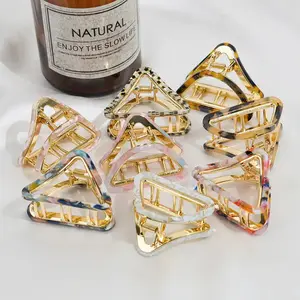 French Minimalist Triangular Claw Clip