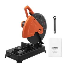 Abrasive Chop Saw 14"/355mm Blade Diameter 2300W 3600RPM Steel Cutting Machine with 0-45° Adjustable Angle for Metal Cutting