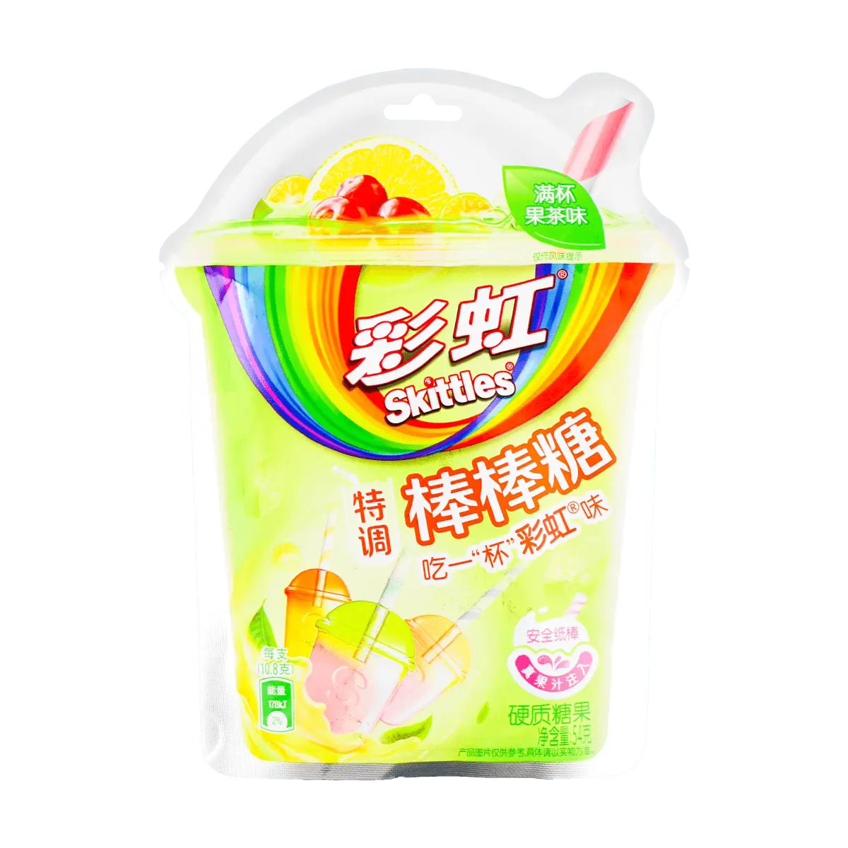 SKITTLES Skittles-Lolipop Fruit Tea Flavor 54g