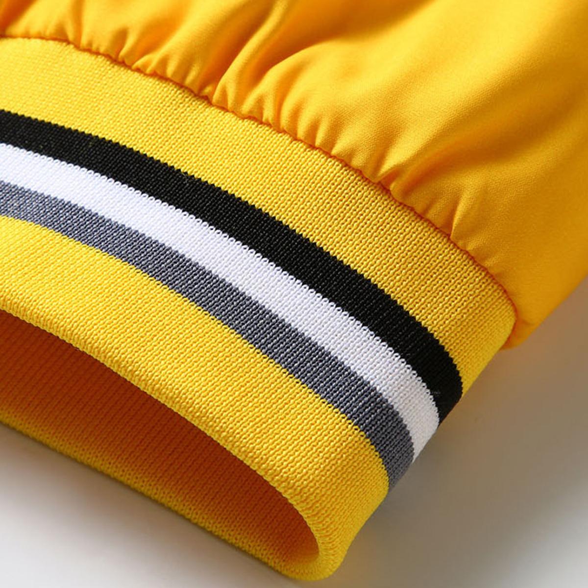 Men's casual pilot jacket, stylish fully-matched fashion zipper crew-neck polyester 100% long-sleeved non-stretch woven coat