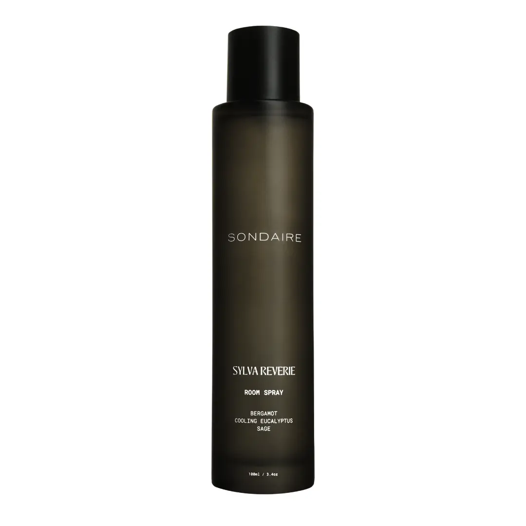 Sondaire Sylva Reverie Room Spray | Luxury Natural Home & Linen Mist | Eucalyptus, Bergamot & Cedarwood | Non-Toxic, Vegan, Odor Neutralizing | For Bedroom, Living Room, Bathroom | 3.4 oz / 100 mL
