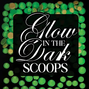 GLOW IN THE DARK RESIN RHINESTONE SCOOPS