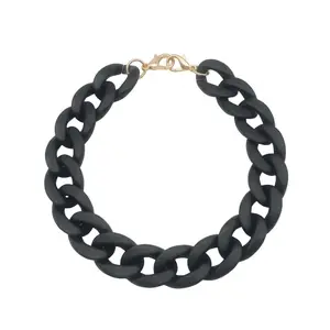 15/24 inch acrylic bag chain - matte multi-color women's DIY replaceable bag chain, suitable for handbags, shoulder bags, women's bag modification accessories