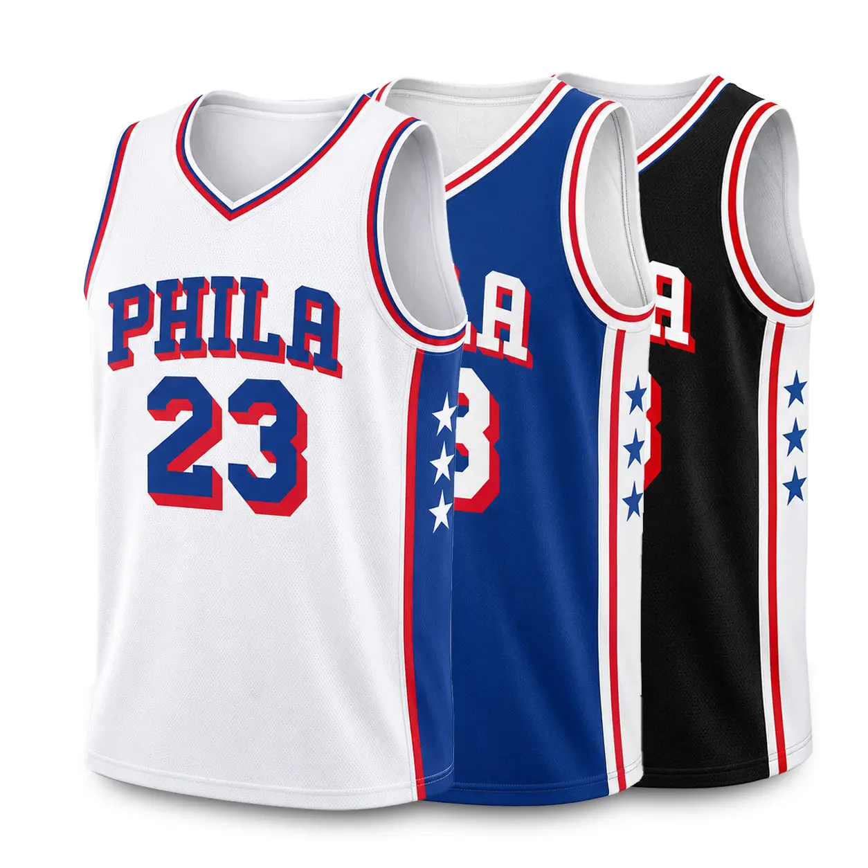 Retro Basketball Jersey Tank Top for Men - Sleeveless V-Neck Mesh Breathable Athletic Streetwear with Sporty Chic, Athlete Life, Sport Lover Lifestyle Accents - White, Blue, Black