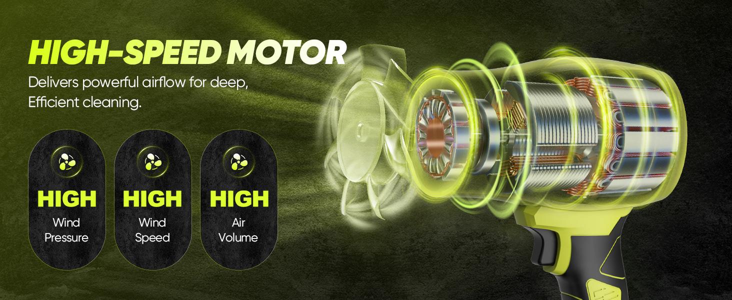 SEESE Turbo Jet Leaf  Blower, Violent  Fan,Car Drying After Wash, Handheld Snow Blower,Cordless Turbo Power Air Duster,Good Choice For Gifts,Home Improve,Garden Mainte,Holiday gifts