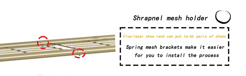 LINZINAR 4 Tier 5 Tier 6 Tier Metal Shoe Rack Organizer with MDF Top Board for Entryway Hallway and Closet Storage Modern Home Deals For You Days