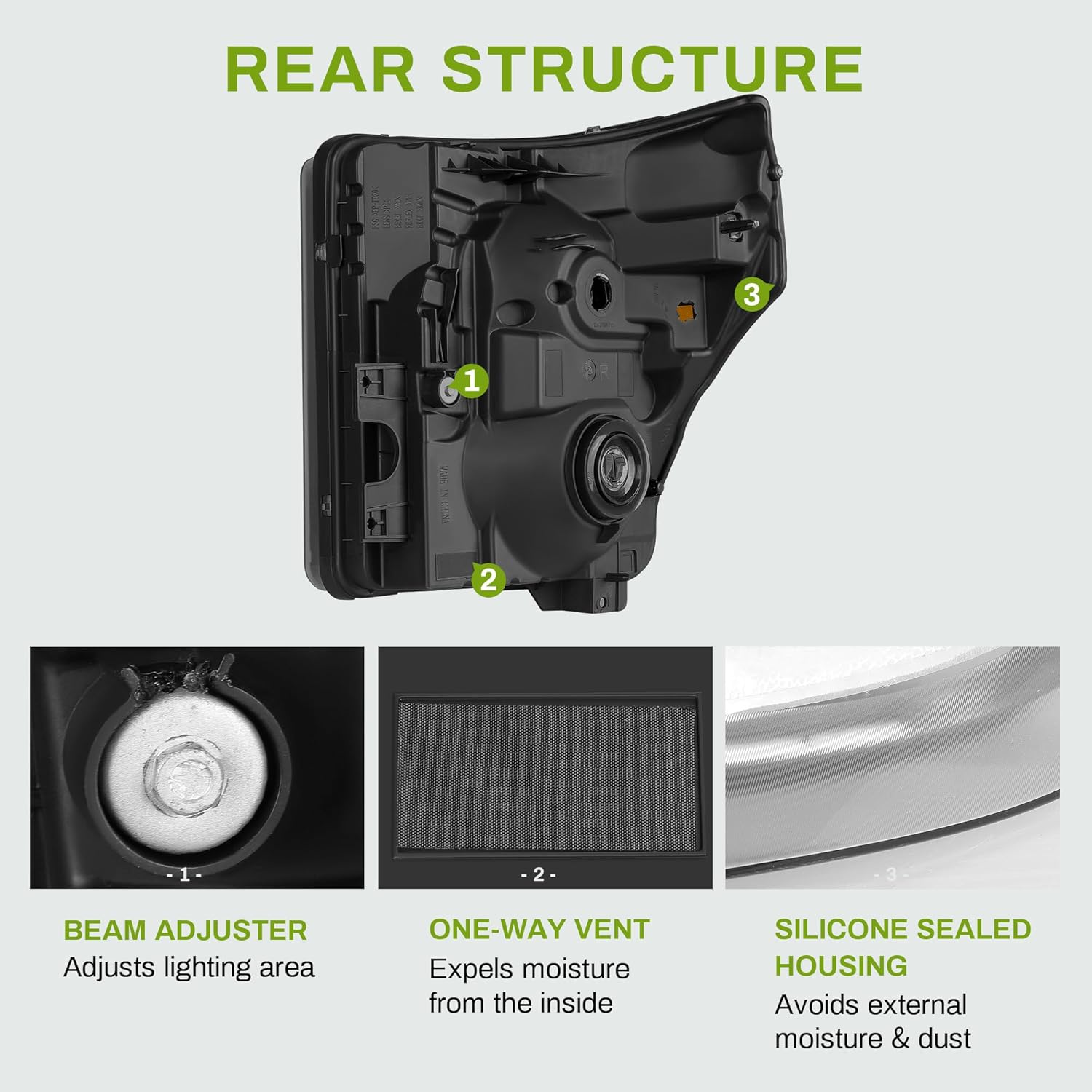 YITAMOTOR Headlights Assembly Compatible with 2011-2016 Ford F-250 F-350 F-450 F-550 Super Duty Replacement Headlamp Black Housing Amber Reflector Clear Lens Chrome Housing Mustang Headlight Assembly YITAMOTOR Headlights Assembly Compatible with 2011-2016 Ford F-250 F-350 F-450 F-550 Super Duty Replacement Headlamp Black Housing Amber Reflector Clear Lens Chrome Housing Mustang Headlight Assembly