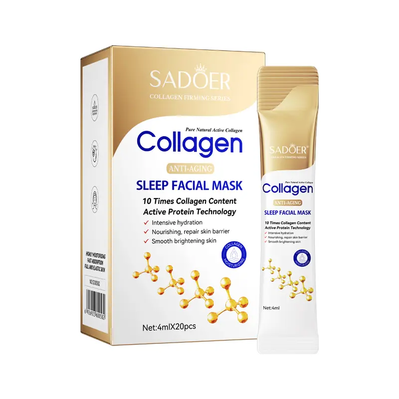 【20PCS】Collagen facial mask, deepmoisturizing skin, firming skin, gift for girls, Itis suitable for daily facial care. It is portablefor travel and a perfect skin care gift
