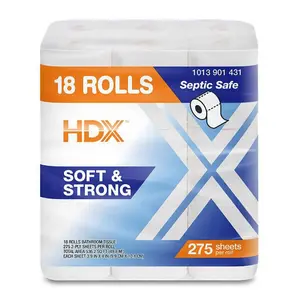 HDX Soft and Strong 2-Ply Toilet Tissue (275-Sheets Per Roll-18 Rolls Per Pack)