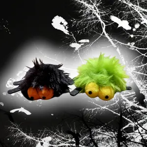 Halloween Catnip Jingle Spiders