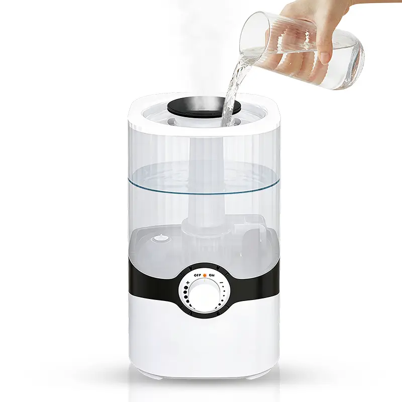 Domulax Diffuser Smart Humidifier - 3L Top Fill Ultra-Quiet Aromatherapy Mist-Emitting Humidifier for Bedroom Large Room, 26dB Quiet, Easy to Fill & Clean, Auto Shut-Off, BPA-Free, 25H Runtime, Ultra-Quiet Smart Humidifier
